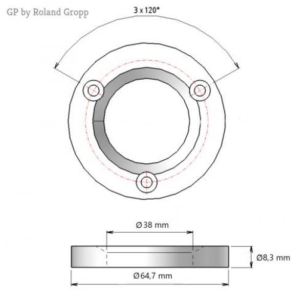 Grinding disc set GP 642315